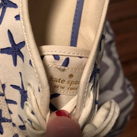 Kate Spade X Keds Starfish Blue Sneaker - Picture 4 of 5